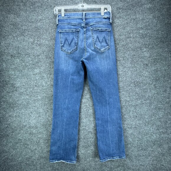 Mother‎ Jeans 25 Stash Tripper Ankle Blue High Rise Button Fly Stretch USA - Picture 4 of 16